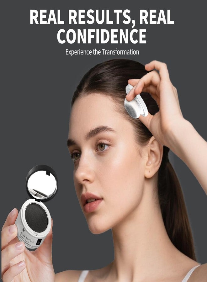 LEWEDO Hairline Powder 24H Stain-Proof, Root Touch Up Hair Color for Gray Coverage,Bald Spot Concealing Hair Shadow Powder for Women & Men,Natural-Looking (Brown) - Image 2